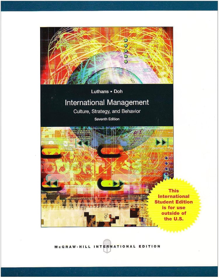 International Management: Culture, Strategy, and Behavior